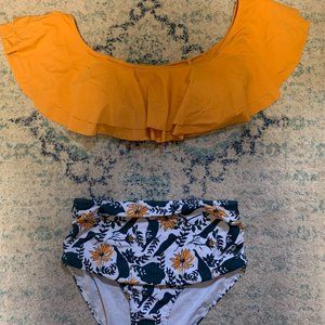 Swimsuit - Yellow Birds